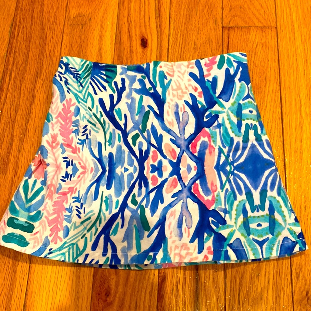 Colorful Patterned Kids Skort